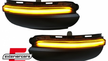 Žmigavci u retrovizoru LED SEQ (smoke) / VW Golf 6 (2008-2013) Touran (2010-2015), KBVW21