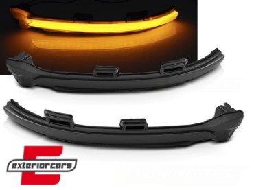Žmigavci u retrovizoru LED SEQ (smoke) / VW Golf 7 (2013-2019) Sportsvan (2014-2020) Touran II (2015-), KBVW08